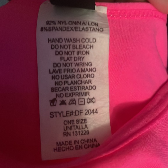 Pink tanktop Anabel brand one size fits all - Picture 4 of 4